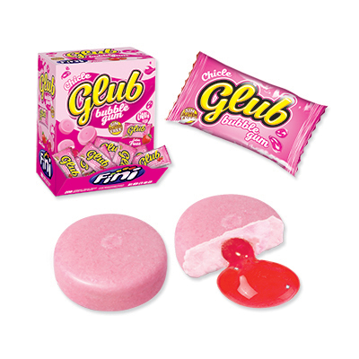 CHICLE GLUB FRESA 200pcs