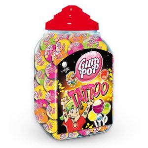 GUM POP TATTOO 100x18g - sloj (w prawo)