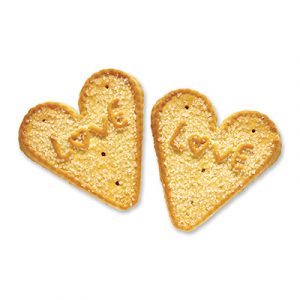 Heart biscuit