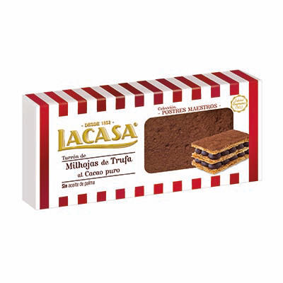 Turrón de Milhojas de Trufa al Cacao puro x 200gr – 186700 copy
